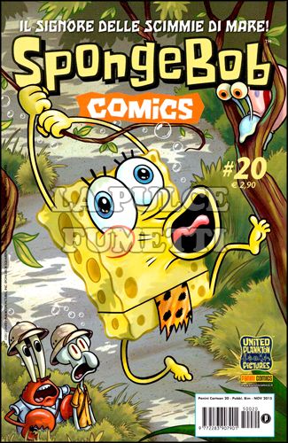 PANINI CARTOON #    20 - SPONGEBOB COMICS 20